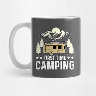 First time camping Mug